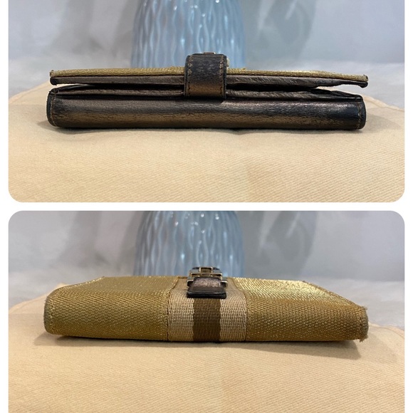 GUCCI Jackie Gold/Metallic Compact Wallet - Picture 13 of 15